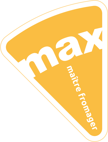 'max' logo with gradiant, left